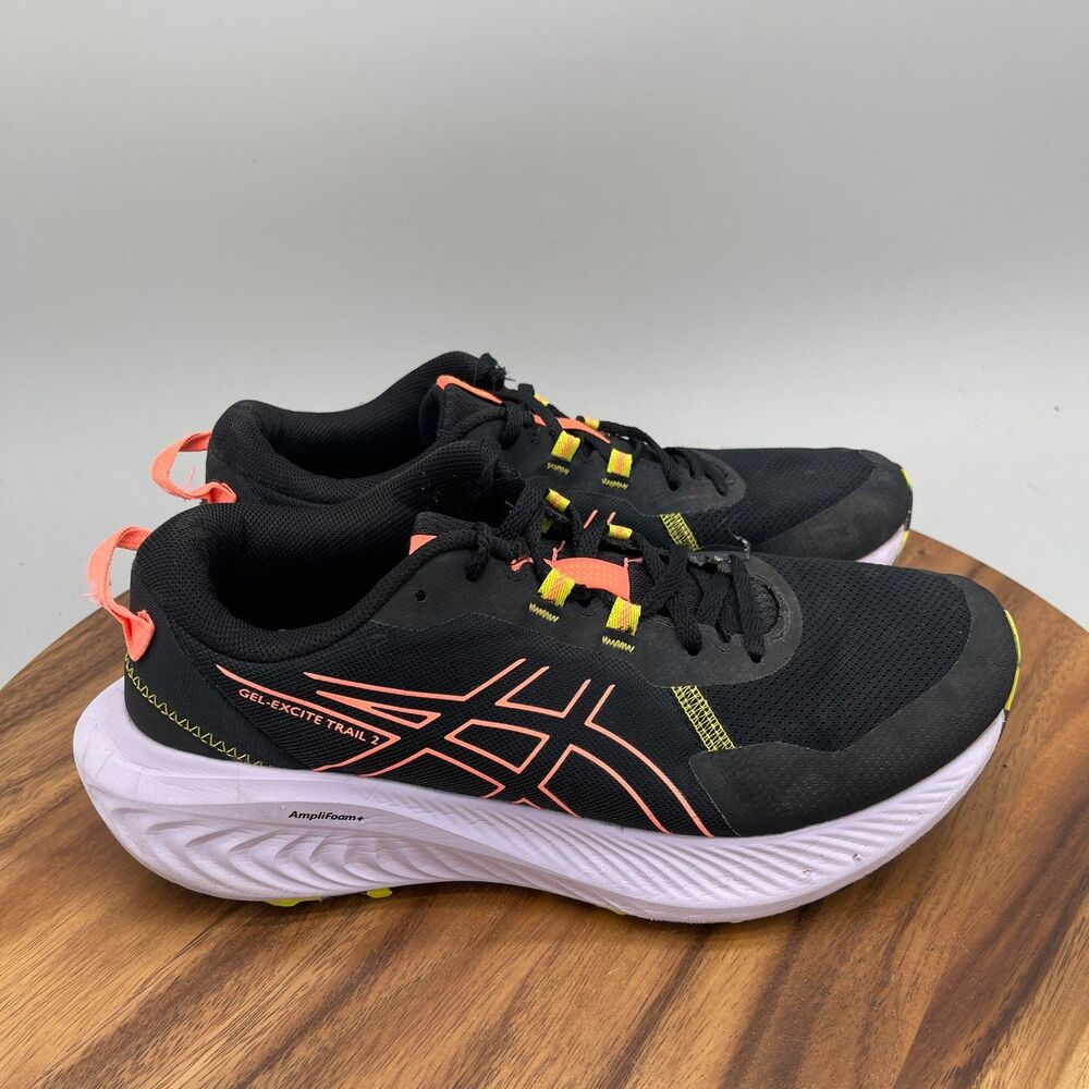 Asics GEL-Excite Trail 2 Shoes Womens Size 10.5 Black Running Comfort Hiking
